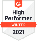 Badge high performer winter 2021